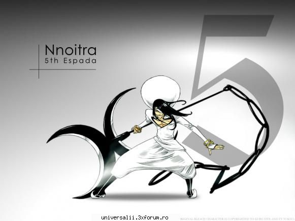 espada nr.5  nnoitora poze bleach