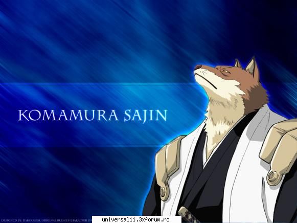 komamura sajin poze bleach