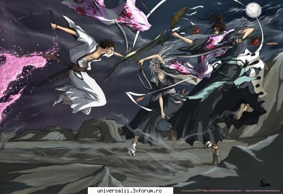 ukitake and kyoraku poze bleach