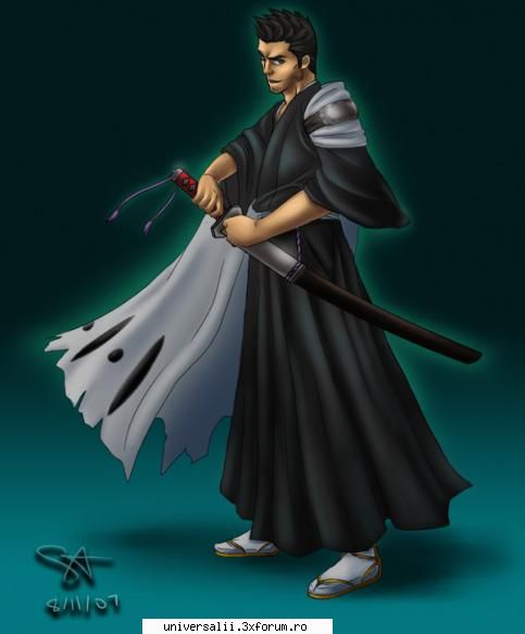 kurosaki isshin poze bleach