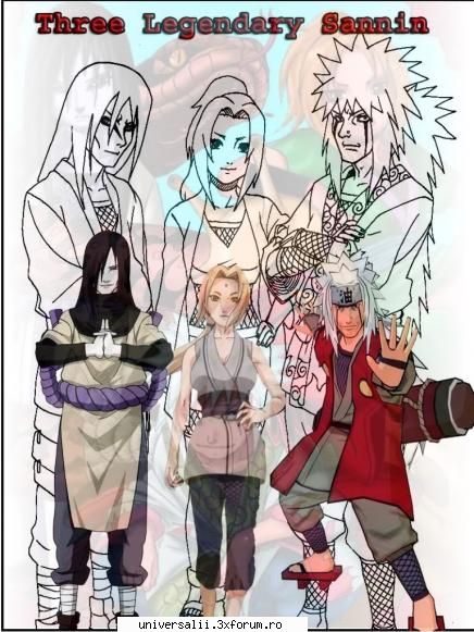 Poze Naruto - Legendary sannin - Wallpapers