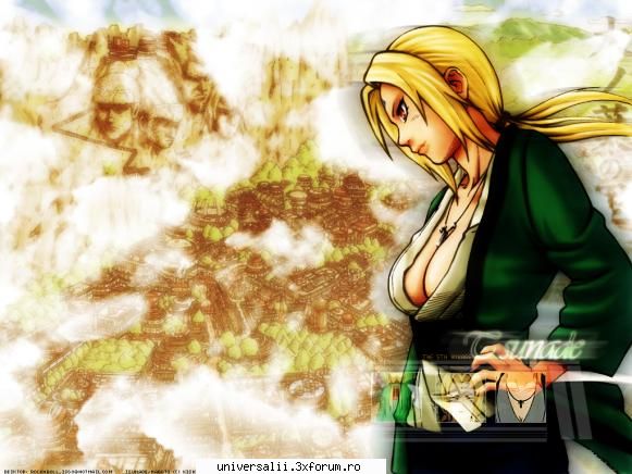 godaime hokage(al cincilea hokage ,unul dintre cei trei sannini si prima femeie hokage) poze naruto